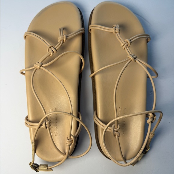 SCHUTZ Calabria Women’s Cream Strappy Sandals size 8 - Picture 7 of 11
